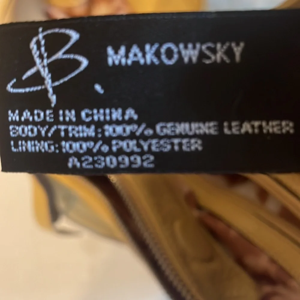 B Makowsky shoulder bag